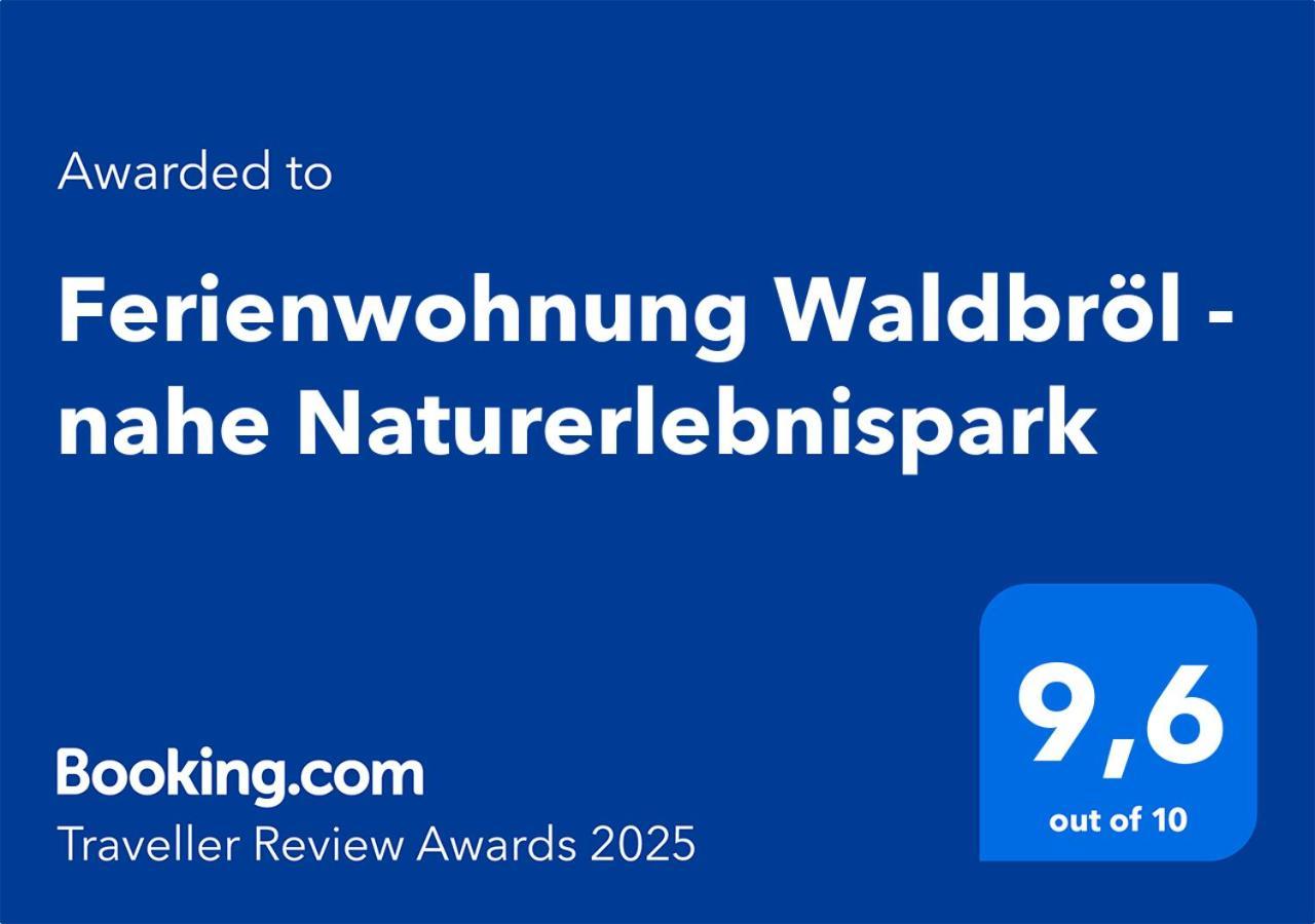 Ferienwohnung Waldbroel - Nahe Naturerlebnispark Waldbrol Eksteriør billede